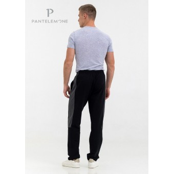 Брюки  мужские       из футера       черные