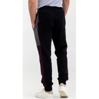 Брюки  мужские       из футера       черные