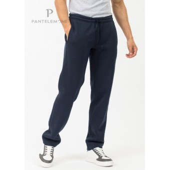 Брюки  мужские       из футера       синие