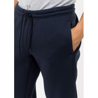 Брюки  мужские       из футера       синие