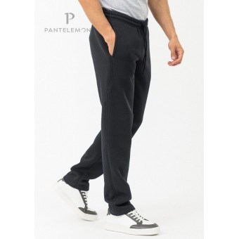 Брюки  мужские       из футера       черные