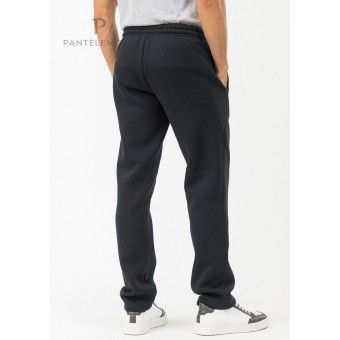 Брюки  мужские       из футера       черные