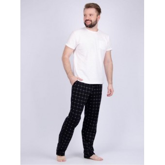 Брюки  мужские       из кулирки       черные     