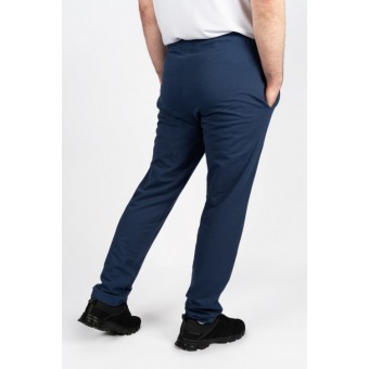 Брюки  мужские       из футера       синие