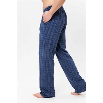 Брюки  мужские       из кулирки       синие   Kuzina Одежда