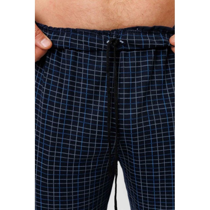 Брюки мужские из кулирки Темно-синий Kuzina Одежда