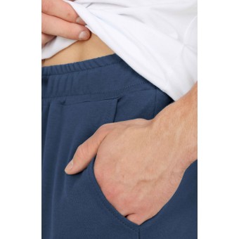 Брюки  мужские       из футера       серые