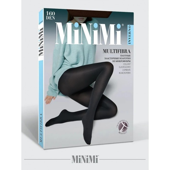 Колготки женские 4 размер 160 ден коричневые MiNiMi