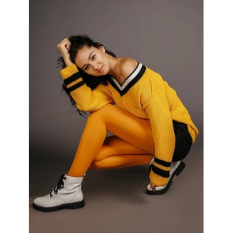 Колготки  женские    2 размер 100 ден         желтые   Teatro  