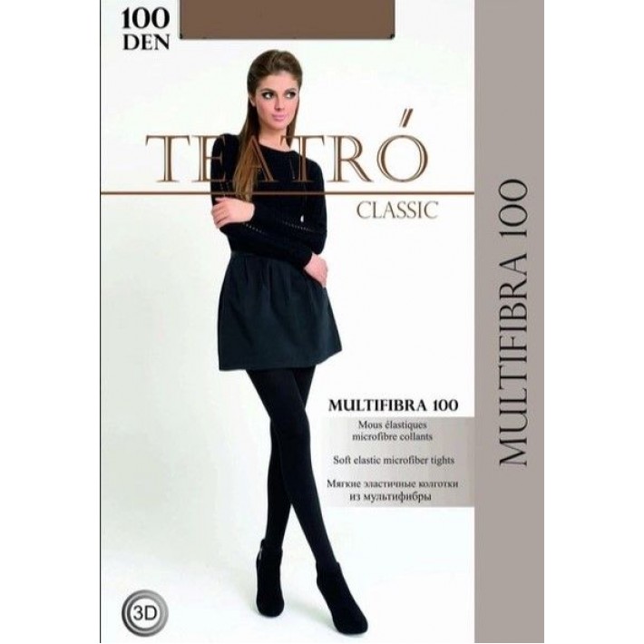 Колготки женские 2 размер 100 ден бежевые Teatro