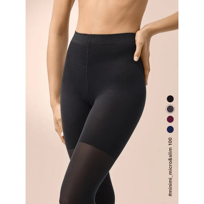 Колготки женские 3 размер 100 ден черные MiNiMi