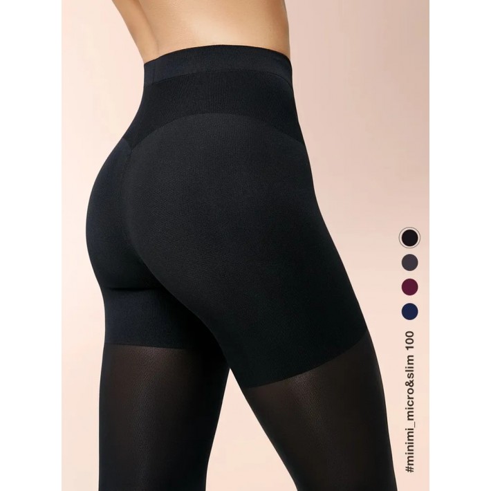 Колготки женские 4 размер 100 ден черные MiNiMi