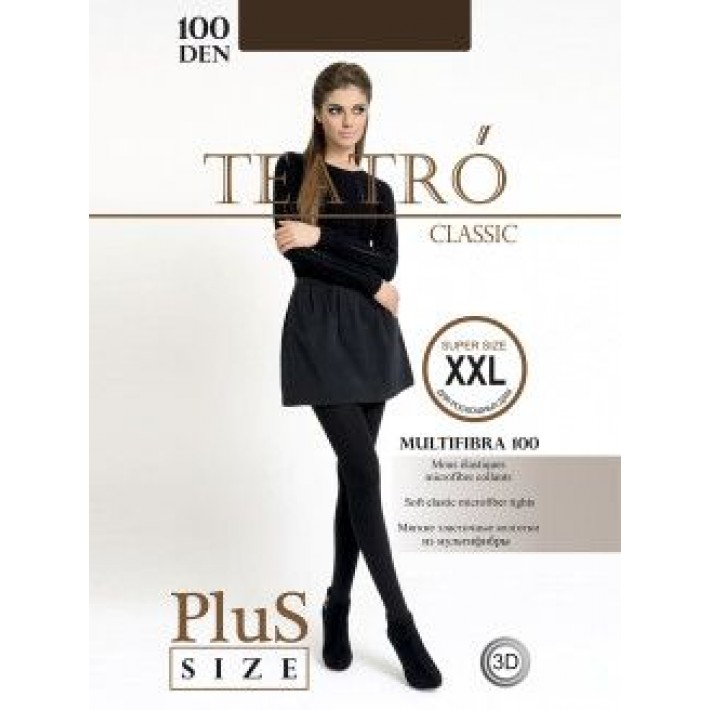 Колготки женские 8 размер 100 ден черные Teatro
