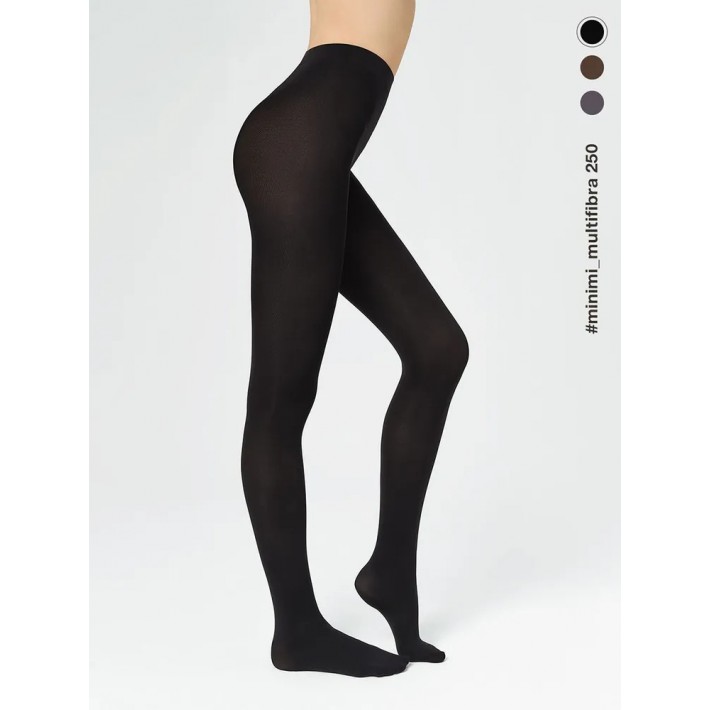 Колготки женские 3 размер 250 ден черные MiNiMi