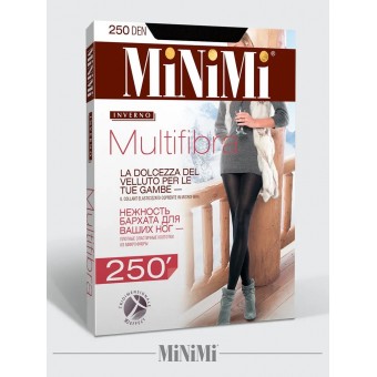 Колготки  женские    2 размер 250 ден         черные   MiNiMi