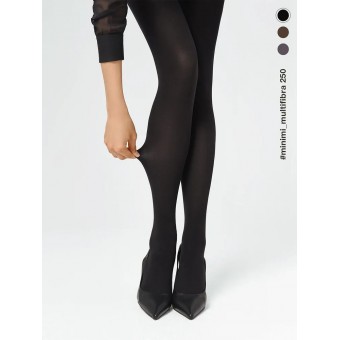 Колготки  женские    5 размер 250 ден         черные   MiNiMi