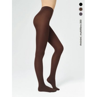 Колготки  женские    2 размер 250 ден         коричневые   MiNiMi