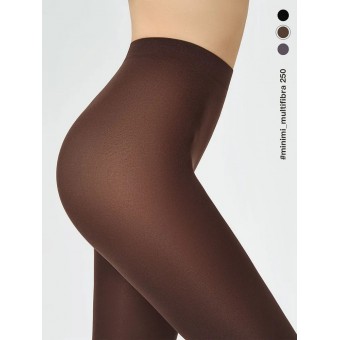 Колготки  женские    5 размер 250 ден         коричневые   MiNiMi