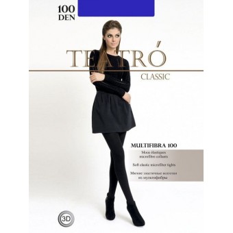 Колготки  женские    2 размер 100 ден         голубые   Teatro  