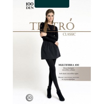 Колготки  женские    3 размер 100 ден         Темно-зеленый   Teatro  
