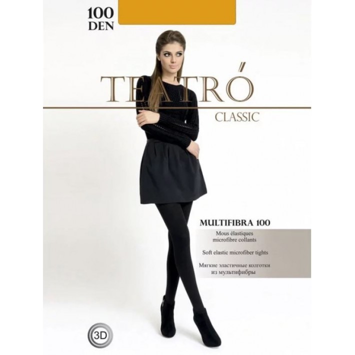 Колготки женские 5 размер 100 ден желтые Teatro