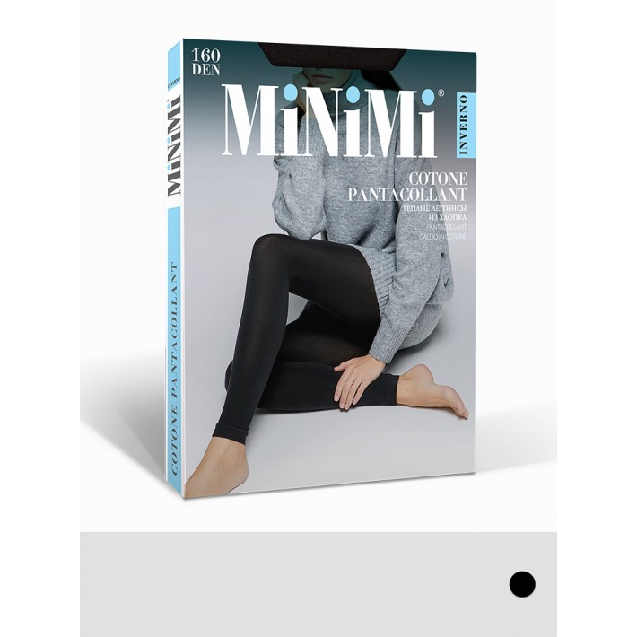 Легинсы женские 4 размер 160 ден черные MiNiMi
