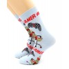 Носки мужские 23, 25 размер голубые Hobby Line