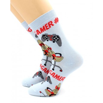 Носки  мужские    23, 25 размер          голубые   Hobby Line  