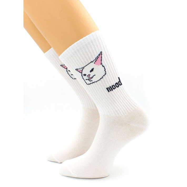 Носки мужские 27, 29 размер белые Hobby Line