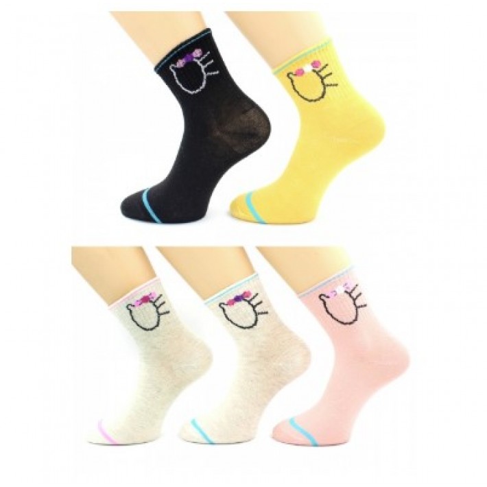 Носки женские 23, 25 размер в ассортименте Hobby Line