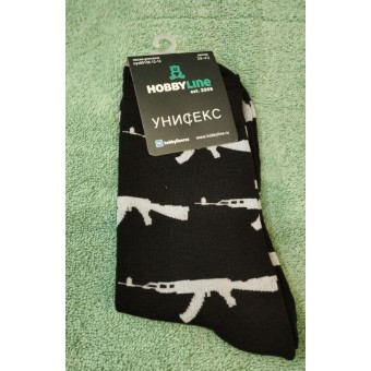 Носки  мужские    25, 27 размер          черные   Hobby Line
