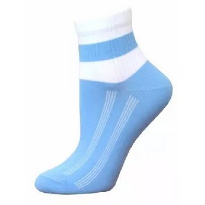 Носки женские 23 размер голубые Брестские