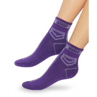 Носки  женские              серые   Touch