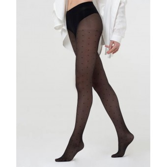 Колготки  женские    2 размер 40 ден         черные   Allure