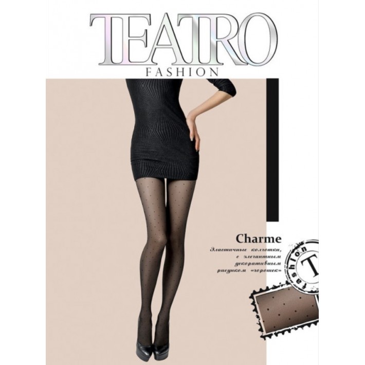 Колготки женские 2 размер 20 ден черные Teatro