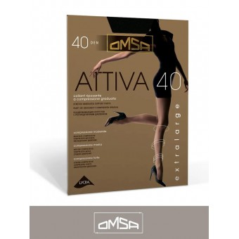 Колготки  женские    6 размер 40 ден         черные   Omsa  