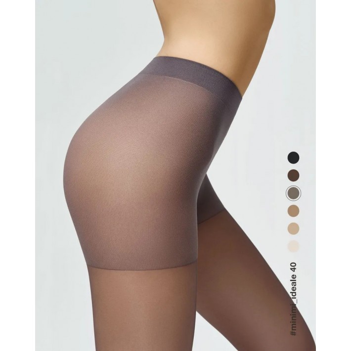 Колготки женские 2 размер 40 ден серые MiNiMi