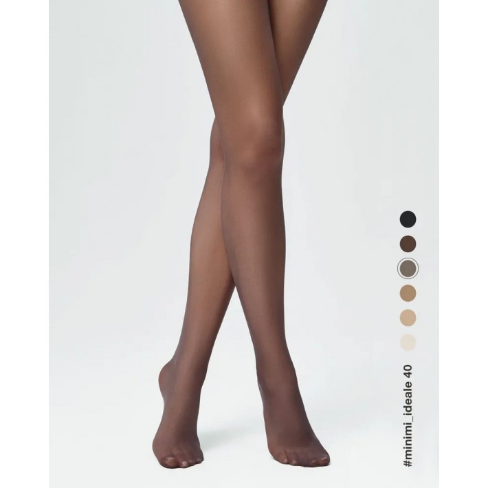 Колготки женские 2 размер 40 ден серые MiNiMi