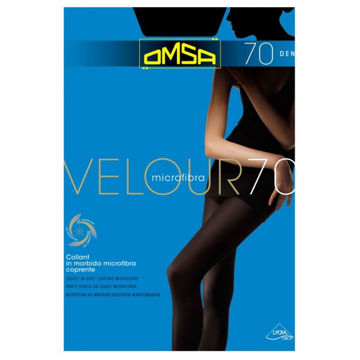 Колготки Omsa Velour 70 nero 4