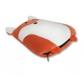 Подушка антистрессовая Турист Трансформер Лиса 25*23