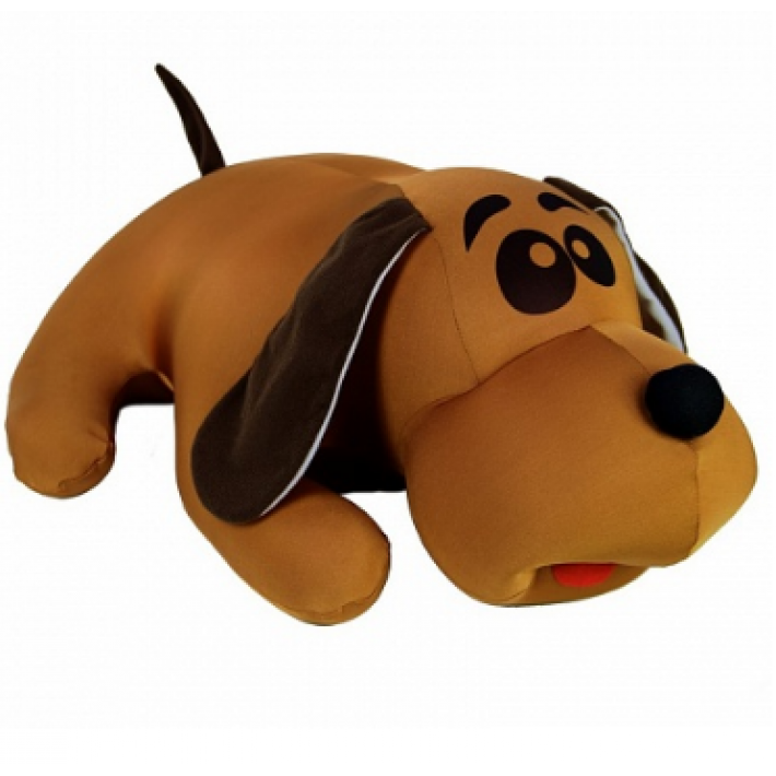 Подушка антистрессовая Собака Джой 30 коричневый