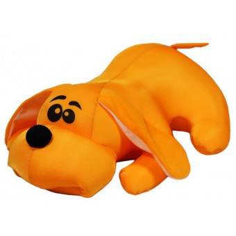 Подушка антистрессовая Собака Джой 30 оранжевый