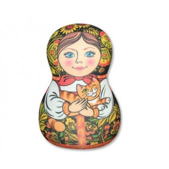 Подушка антистрессовая Матрешка 28*17
