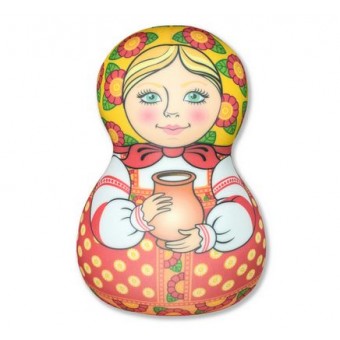 Подушка антистрессовая Матрешка 28*17