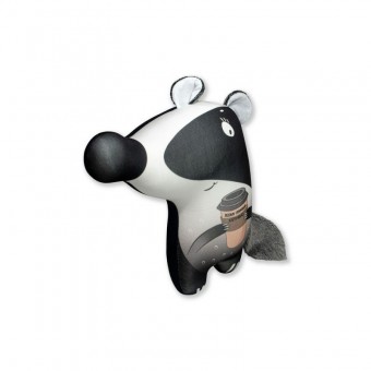 21аси77ив-1 Антистрес. Барсук капучино 25*14*10