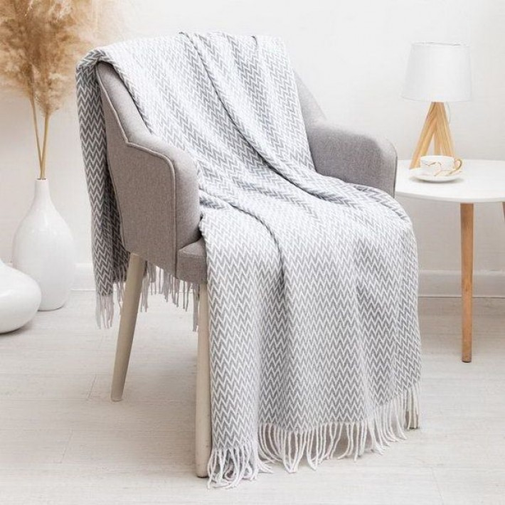 Плед на диван 170х200 двуспальный 380 г/м2 VLADI home