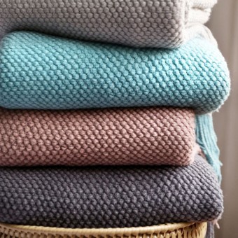 Плед     для сна 170х200  двуспальный из акрила       разноцветный   Valtery