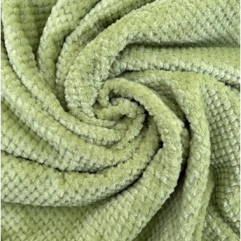 Плед     универсальный 180х200  двуспальный из велсофта  230 г/м2       Однотонный, Соты Орионтекс  