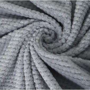 Плед     универсальный 180х200  двуспальный из велсофта  230 г/м2       Однотонный, Соты Орионтекс  