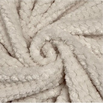 Плед     универсальный 180х200  двуспальный из велсофта  230 г/м2       Однотонный, Соты Орионтекс